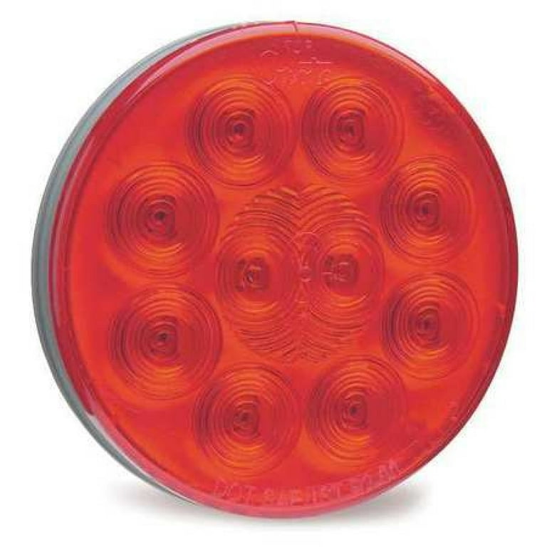 wk　0519 MPParts | Grote 53252 Red LED Stop-Tail-Turn Light Lamp 4in