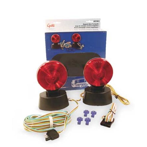 GROTE 65730-5 Towing Kit,Economy,Magnetic Base,12 Volt