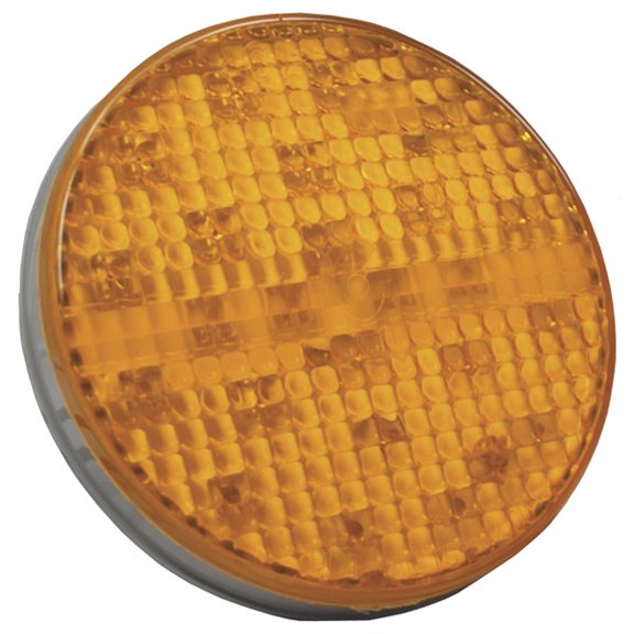 Grote 77353 Amber Strobe Flasher 4" Grommet Mount Truck Strobe Light