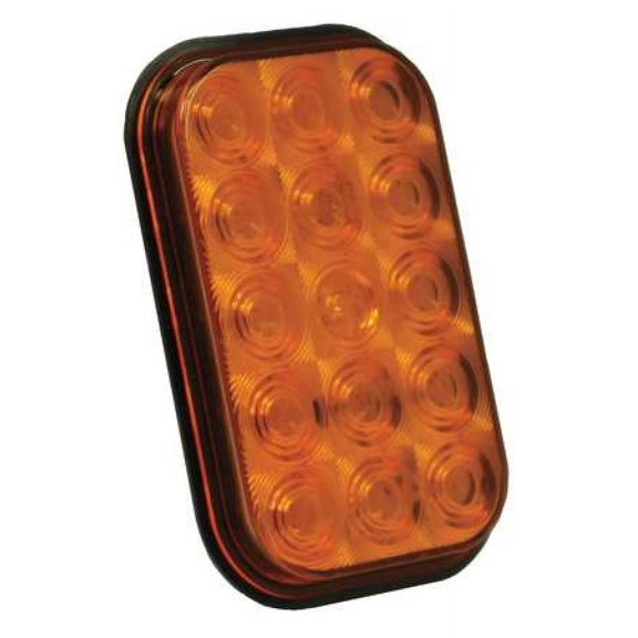 GROTE G4503 Stop/Tail/Turn Lamp,15-Diode,Yellow