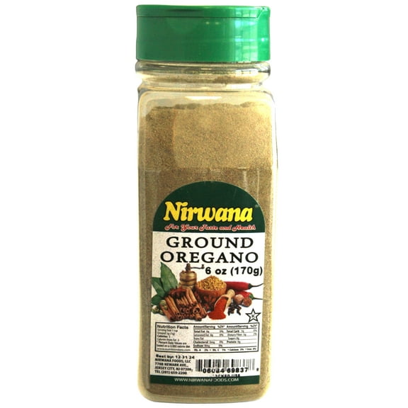 GROUND OREGANO 6 OZ JAR BY NIRWANA