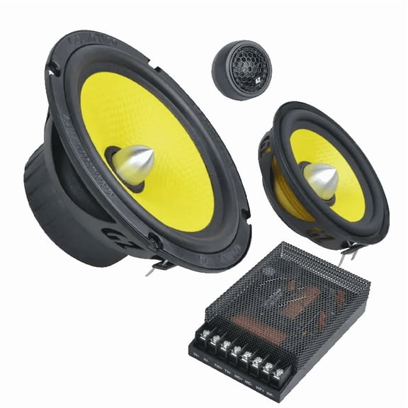 GROUND ZERO AUDIO GZTC 165.3X-II 165 mm / 6.5 3-way component speaker system