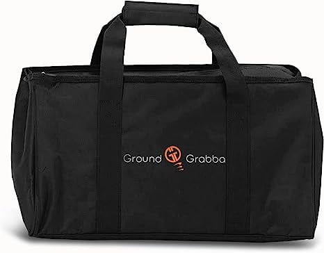 GROUNDGRABBA Carry All Bag l | 18" Bag Designed for Tent Stakes and Accessories