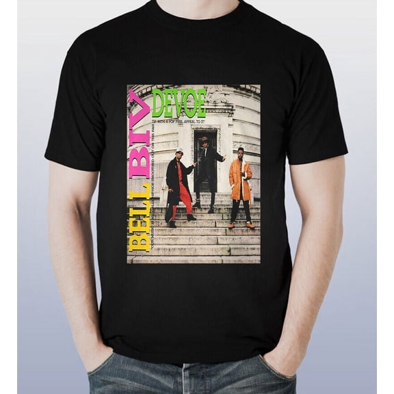 GROUP Bell Biv DeVoe Short Slevee Black T-Shirt