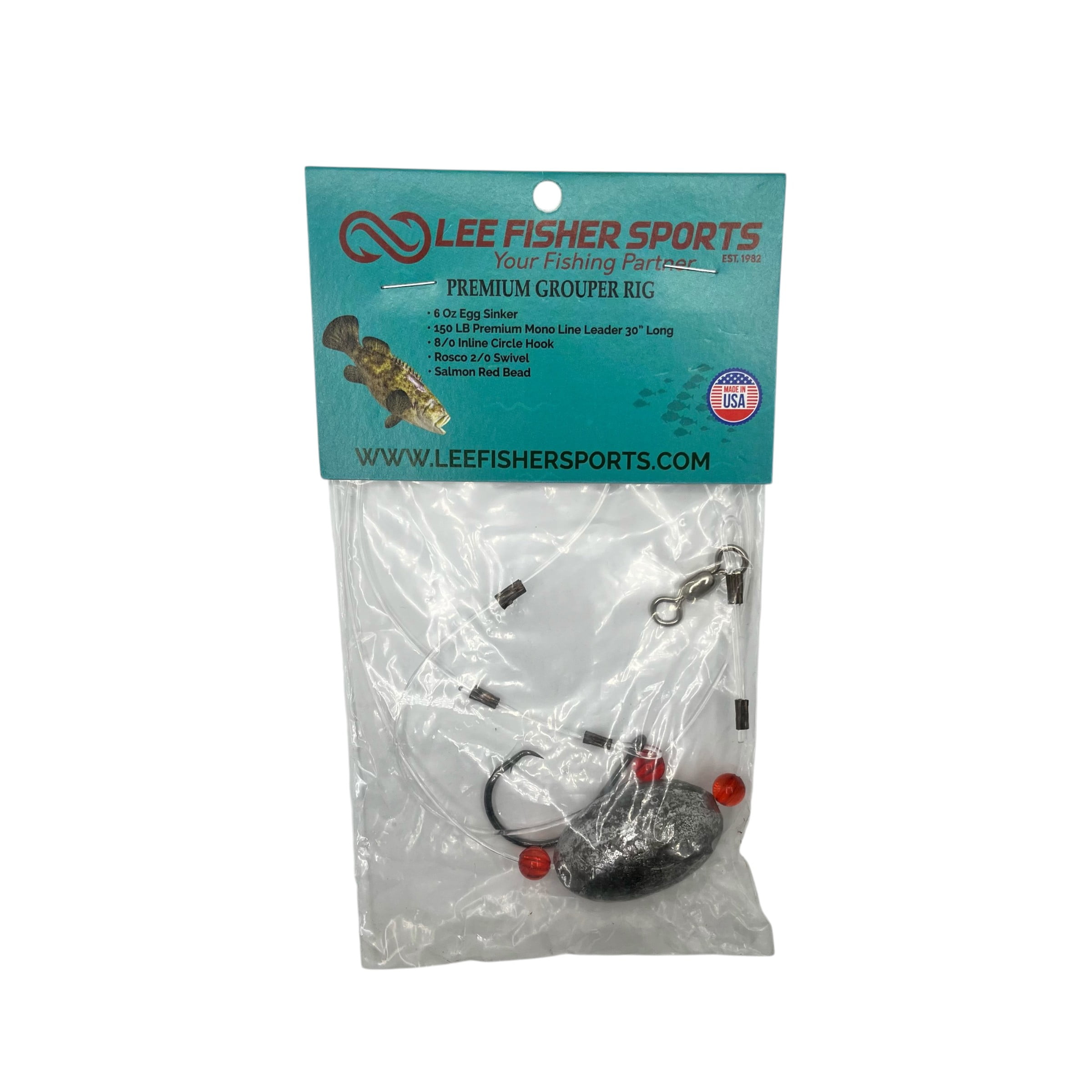 Grouper Rig 6 Oz Sinker,150 Lb Mono Line, Inline Lesotho | Ubuy