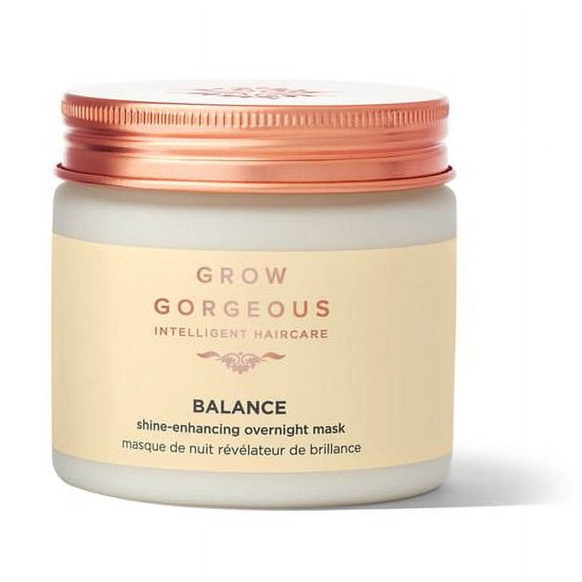 GROW GORGEOUS Balance Shine-Enhancing Overnight Mask 6.7oz - Damaged Lid