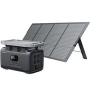 GROWATT INFINITY 1300 Portable Power Station with 200W Solar Panel, 1382Wh Capacity LiFePO4 Solar Generator, 1800W AC Output for Outdoor Camping, RV, Home Backup, Emergency, off-Grid