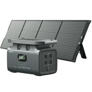 GROWATT INFINITY 1500 Portable Power Station with 200W Solar Panel, 1512Wh Capacity Solar Generator, 2000W AC Output for Outdoor Camping, Home Backup, Emergency