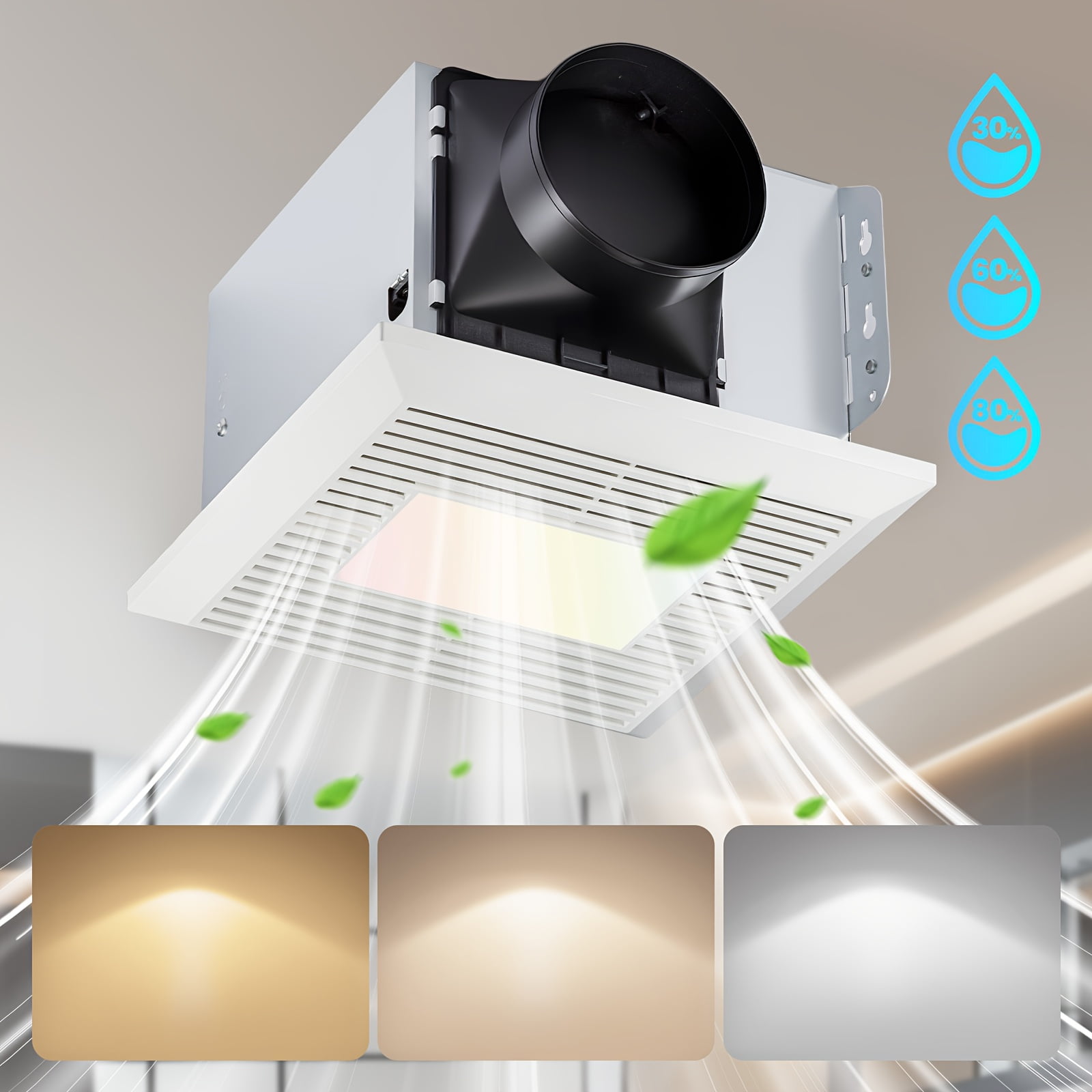 [GROWNEER Exhaust Fan] GROWNEER 35W Exhaust Fan with Humidity Sensor ...
