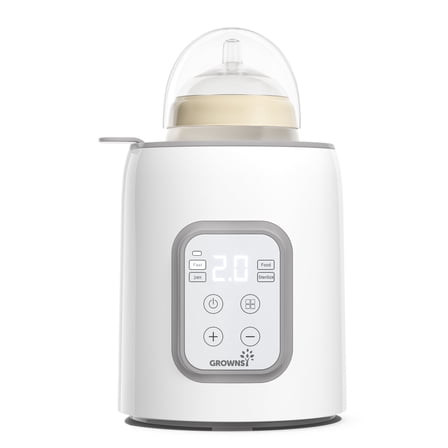 Grownsy Baby Bottle Warmer 8-in-1 with Timer ,Temperature Control,Defrost, Sterilizer, Heat Baby Food Jars Function