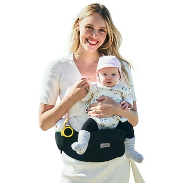 GROWNSY Baby Hip Seat Carrier - Ergonomic, Adjustable & Breathable for Newborns & Toddlers up to 50 lbs, with Multiple Pockets and Extended Waistband