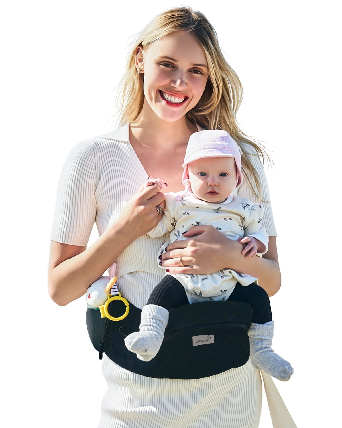 Baby Hip Seat Carrier ，Soft Carrier with Waist Stool, Comfortable Adjustable Positions,Breastfeeding,All Seasons,Perfect for Hiking Shopping(Dark Blu SUNVENO Baby Hipseat Ergonomic Baby Carrier Soft Cotton 3in1
