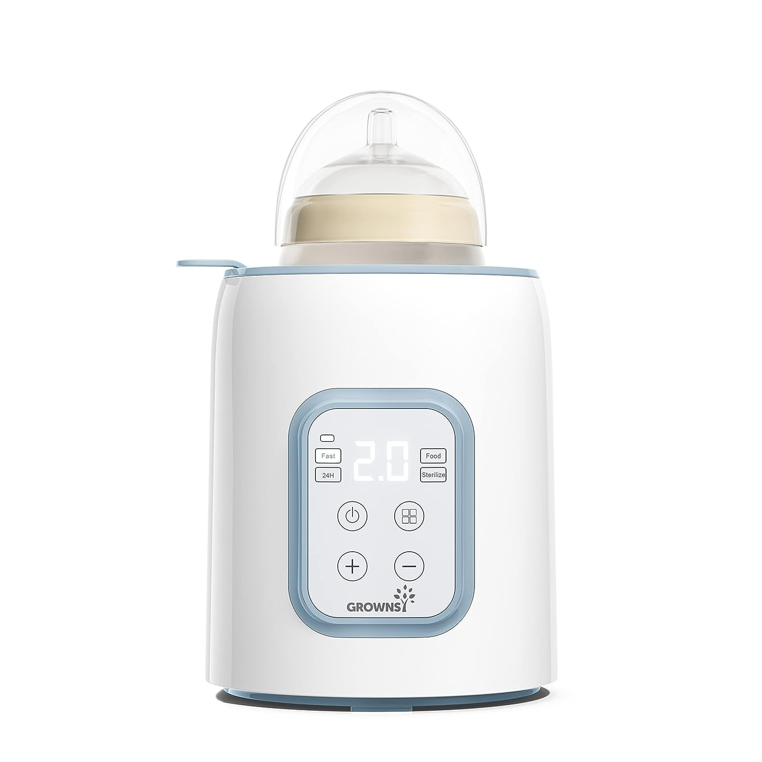 GROWNSY Bottle Warmer, 8in1 Fast Baby Milk Warmer with Timer for Breastmilk or Formula