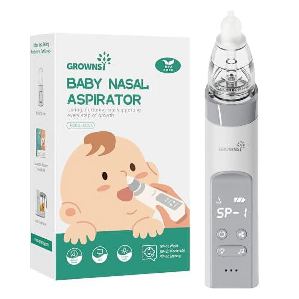 GROWNSY Nasal Aspirator for Baby, Electric Nose Aspirator for Toddler