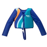 Aqua SwimSchool Grow-with-Me Swim Vest, Ages 3-6, 32-50 lbs, Blue