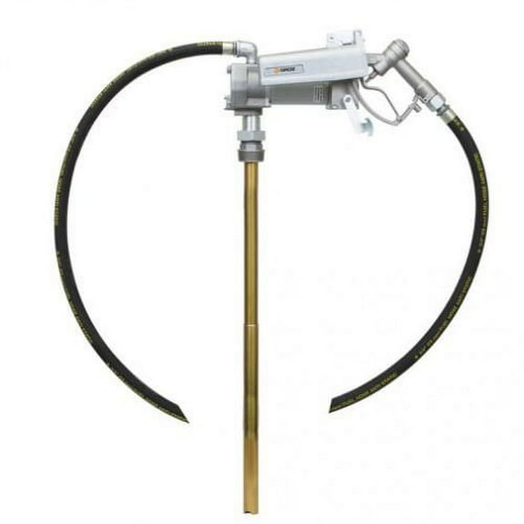 GROZ Transfer Fuel Pump High Flow 1/7 HP 12V DC 15 Amp 20 GPM