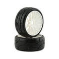 thumbnail image 1 of GRP GT - TO3 Revo Belted Pre-Mounted 1/8 Buggy Tires (White) (2) (XM7) w/RIGID Wheel, 1 of 6