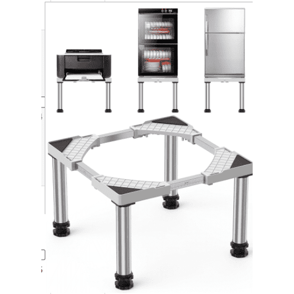 Fridge Stand Adjustable 9.1"-10.2" Height Load 660LB Universal Base for Portable Small Refrigerator