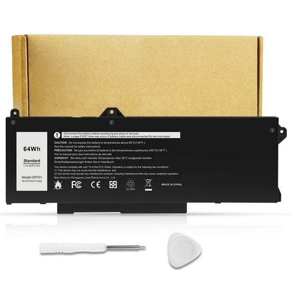 GRT01 Laptop Battery Replacement for Dell Latitude 15 5521 5531 14 5421 5431 Precision 3470 3561 3571 Alienware m17 R5 AMD Series 0R05P0 0VXD57 00P3TJ 0P3TJ R05P0 05RGW