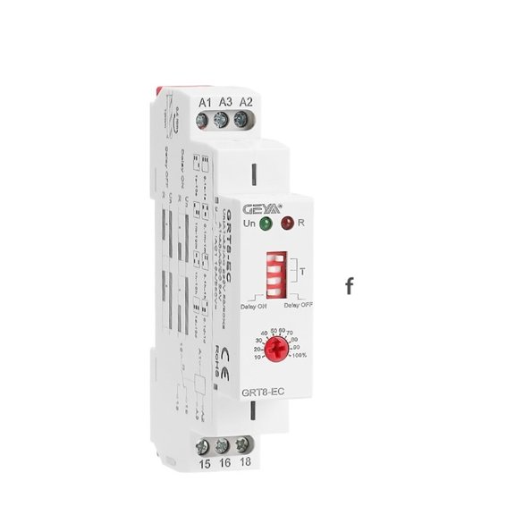 GRT8-EC 10A Dual function Timer Relay on Delay or off Delay Relay AC380V Time Relay CE CB ROHS