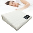 thumbnail image 1 of GRUENERDE Grounding Bed Sheets Twin XL for Better Sleep with 15ft Grounding Cord 90% Organic Cotton+ 10% Pure Silver Fiber 39x80in White, 1 of 6