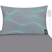 MXLXMYYTO Grounding Pillowcase Queen Conductive Grounding Pillow Cases Organic Cotton Grounding Sheets with 15ft Grounding Cord for Better Sleep Pain Relief Improve Energy 20X30in Gray