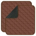 thumbnail image 1 of GRUENERDE Waterproof Chair Pads for Incontinence Washable Absorbent Seat Protector Pads Reusable Pee Pads for Adults Kids Wheelchair 2pcs Brown 22"x21", 1 of 11