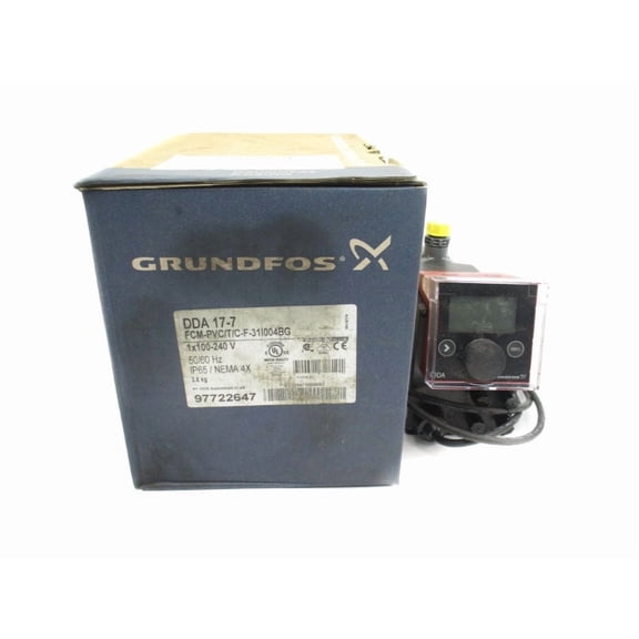 GRUNDFOS DDA17-7FCM-PVC/T/CF-31I004BG 100-240V 100PSI NSMP