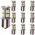 thumbnail image 1 of GRV 10PCS Ba15s 13-SMD 1.6Watts  AC/DC 12-24V Cool White LED Bulbs for RV Camper,Ceiling Dome Lights, 1 of 5