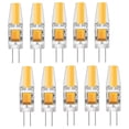 thumbnail image 1 of GRV 10PCS G4 COB1505 2W LED Light Bulbs Equivalent to 20W Halogen Bulb,Super Bright AC12V/DC12V 3000K Warm White Bulbs Replacement for RV Indoor Lights and Outdoor Landscape Lighting, 1 of 6