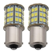 GRV Ba15s 56-2835SMD 4Watts AC/DC12V-24V LED Bulb for RV Interior Lights Cool White 2 Pack