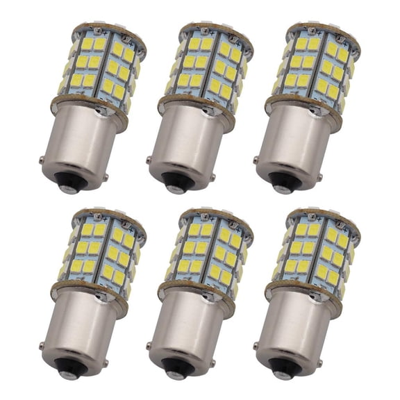 GRV Ba15s 56-2835SMD 4Watts AC/DC12V-24V LED Bulb for RV Interior Lights Cool White 6 Pack