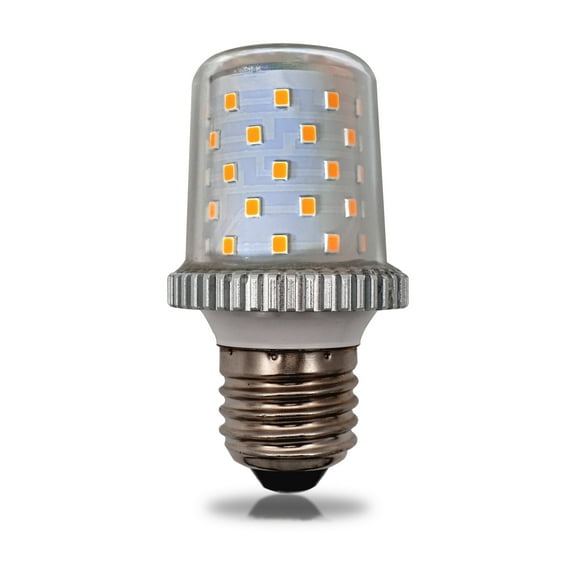 GRV E27 60-2835 7Watts Wide Voltage AC85-265V Waterproof Light LED Bulb,Warm White 2700K Pack of 1