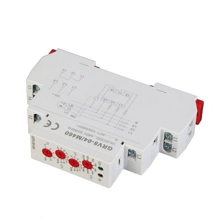 GRV8-04 3-Phase Voltage Monitoring Relay Phase Sequence Phase Failure Protection M460