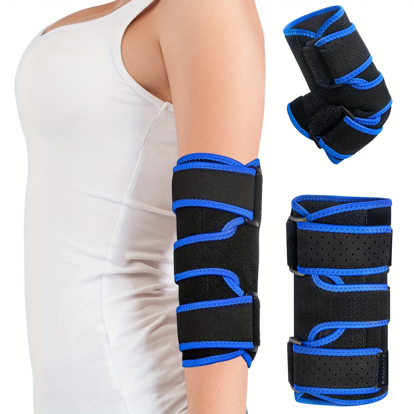GRWGS Elbow Brace Comfortable Night Elbow Sleep Support Elbow Splint Adjustable Stabilizer