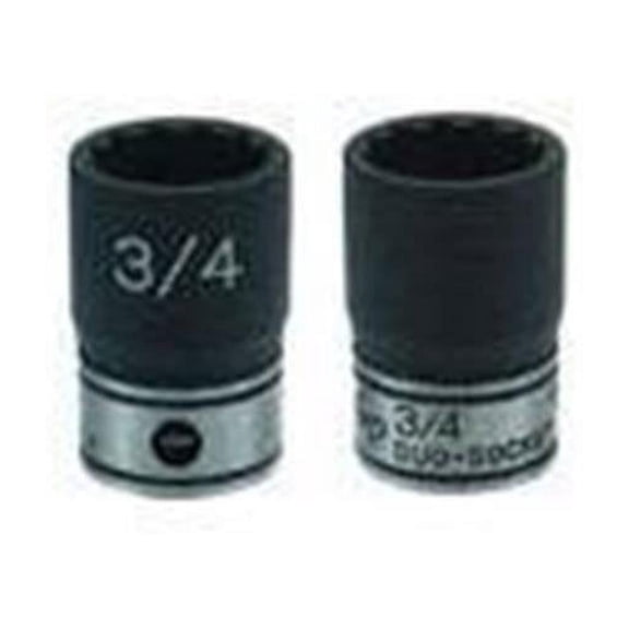 GRY-81016D Deep Length Duo-Socket - 0.38 x 0.5 in.