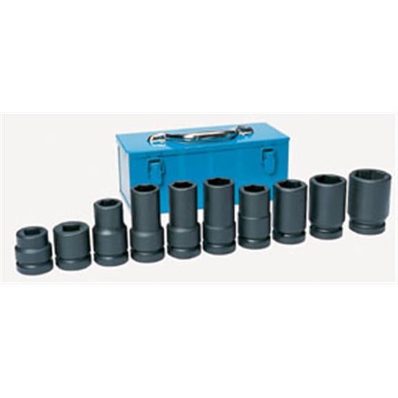 GRY-9151 1 in. Drive Heavy Duty Truck, 10 Piece Set