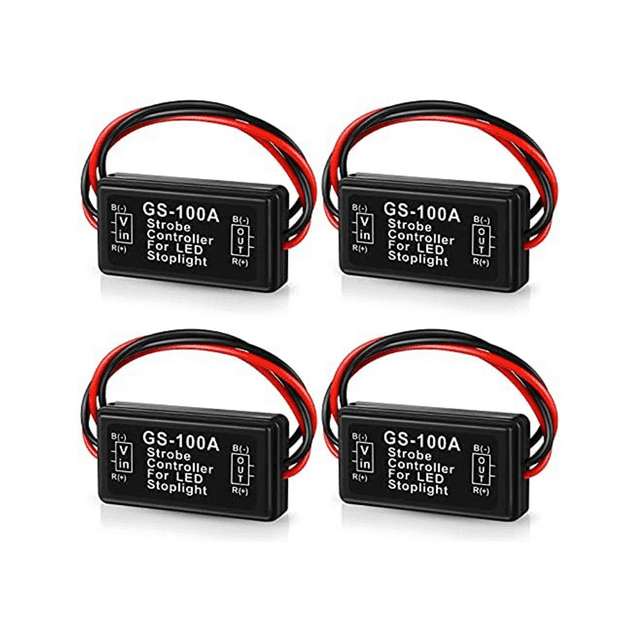 GS100A Brake Light Flasher Module, DC 1224V 2A 24W High Brake