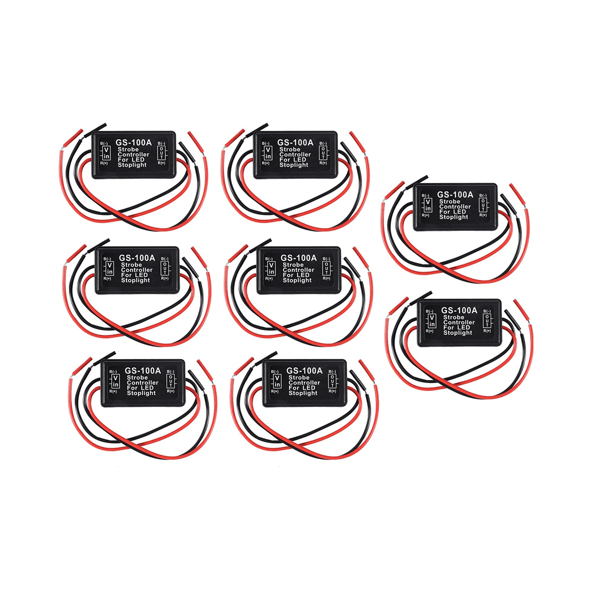 GS100A Brake Light Flasher Module, DC 1224V 2A 24W High Brake