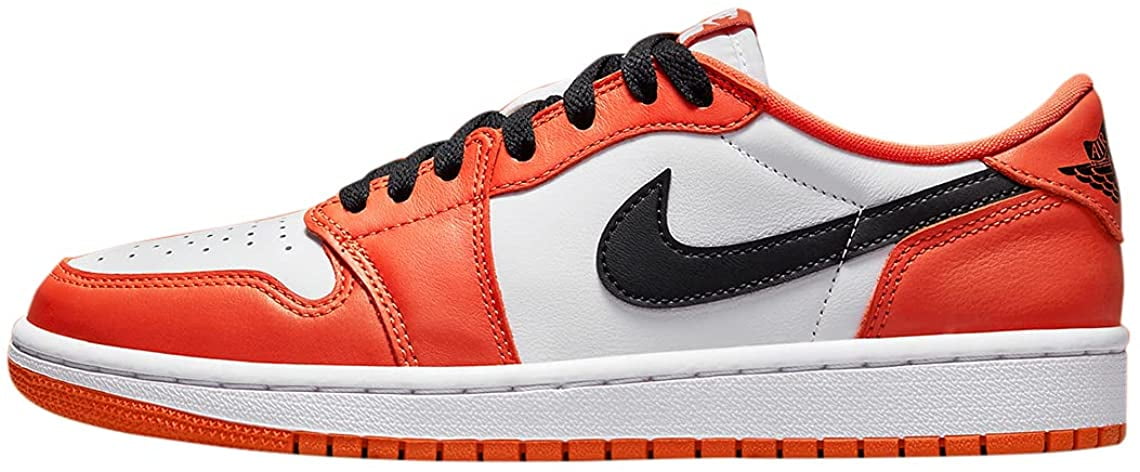 Big Kids Jordan 1 Low OG Starfish Orange/Black-White CZ0858  display picture 2