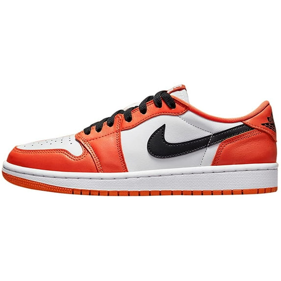 Big Kids Jordan 1 Low OG Starfish Orange/Black-White CZ0858 801 4 Big Kid