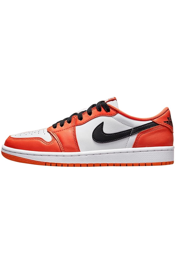 Big Kids Jordan 1 Low OG Starfish Orange/Black-White CZ0858 801 4 Big Kid