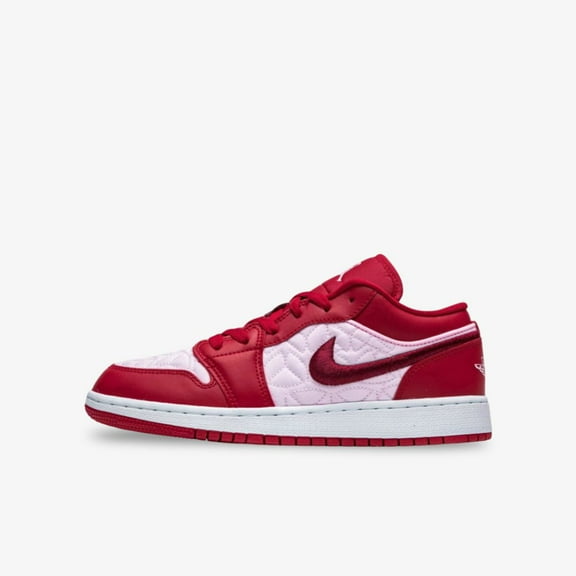 (GS) Air Jordan 1 Low SE 'Red Quilt / Valentine's Day' (2020) DB3621-600
