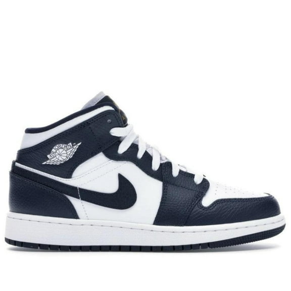 (GS) Air Jordan 1 Mid 'Obsidian' (2019) 554725-174