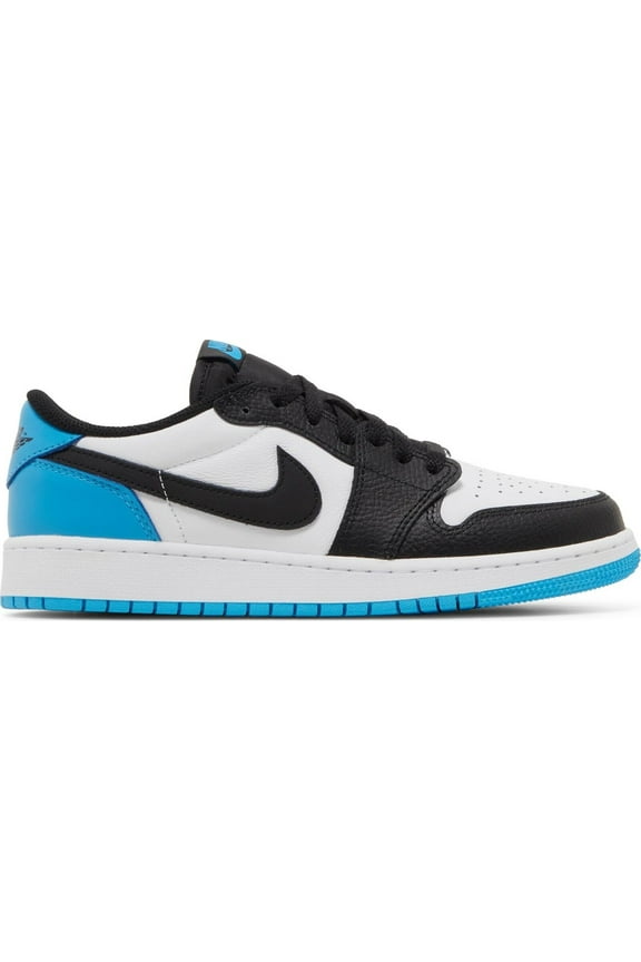 Air Jordan 1 Retro Low OG Black Dark Powder Blue (GS)