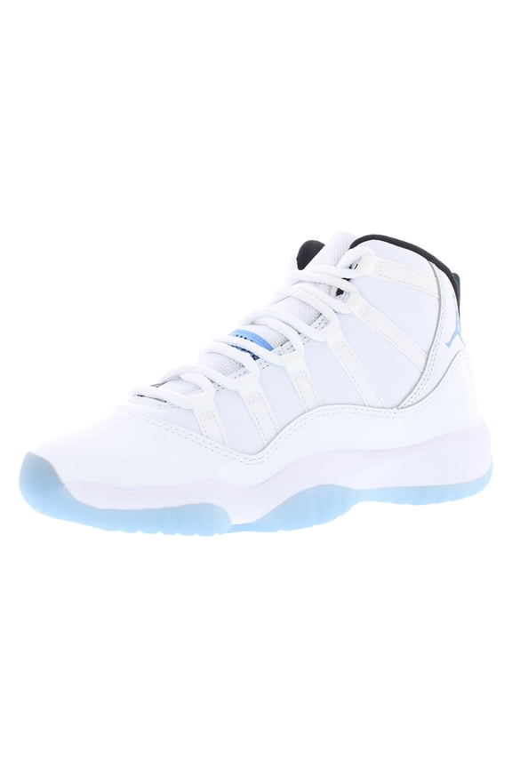 Air Jordan 11 Retro GS Boys Shoes Size 4, Color: White/Legend Blue/Black
