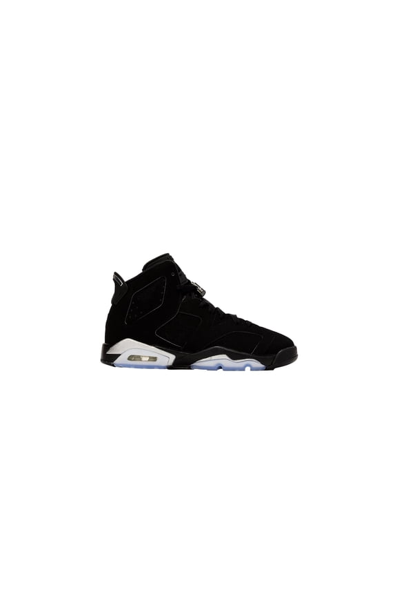 Air Jordan 6 Retro Black / Metallic Silver - Black  DX2835-001 Grade-School Size 4
