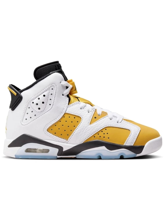 (GS) Air Jordan 6 Retro 'White / Yellow Ochre' (2024) 384665-170