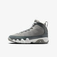 thumbnail image 1 of Big Kid's Jordan 9 Retro Medium Grey/Cool Grey-White (HV4574 011) - 4.5, 1 of 4
