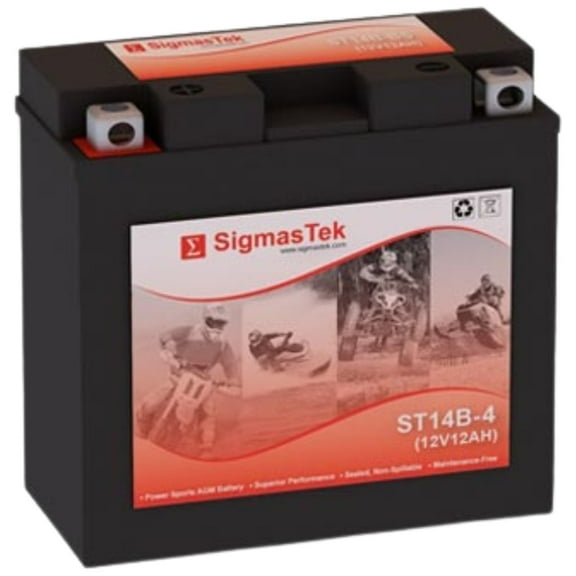 GS Battery GT14B-4 SLA Battery Replacement ST14B-4 12V 12AH 210 CCA Spillproof